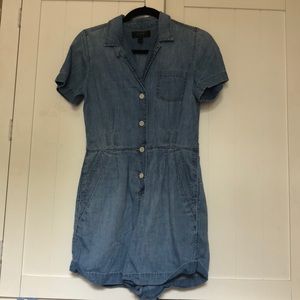 JCrew denim romper